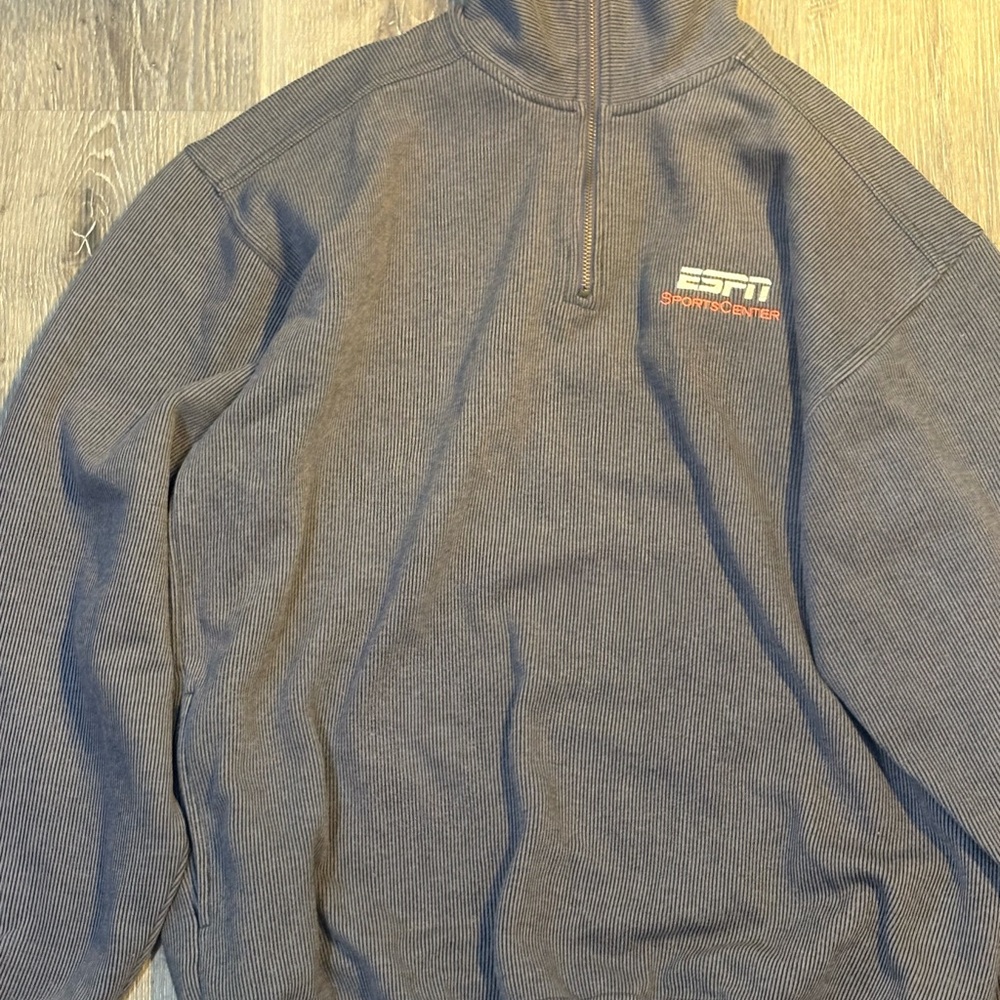 Vintage Espn Zip up crew neck M